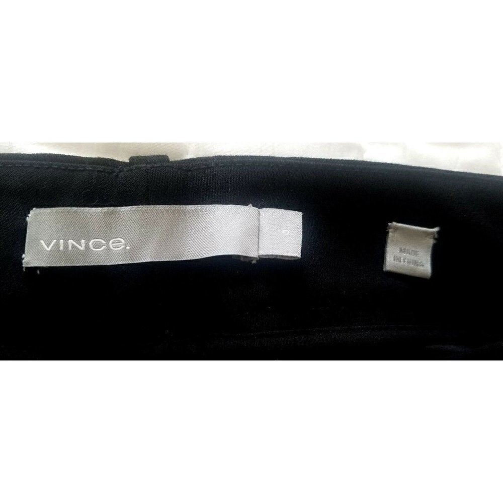 Women's Vince Stitch Front Strapping Pant in Black Size 0 - Picture 4 of 6